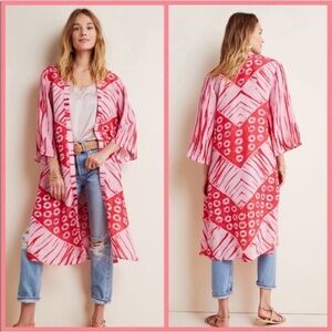 Anthropologie Lia Shibori Kimono